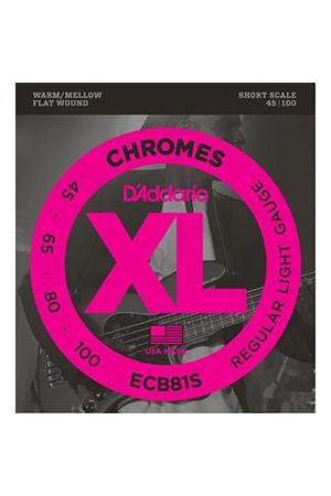 D'Addario ECB 81S Flatwound Short-Scale (45-100) D'Addario ECB 81S Flatwound Short-Scale (45-100)