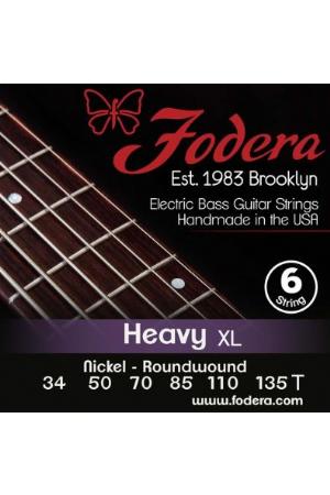 Fodera Strings 6 Nickel 34-135T XL Fodera Strings 6 Nickel 34-135T XL