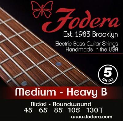 Fodera Strings 5 Nickel 45-130T