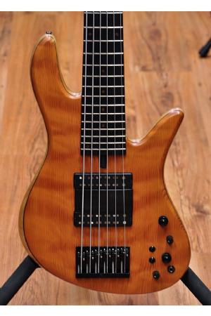 Fodera Emperor Std Special Doctorbass Edition Ebony Board 6 string 17.5mm spacing-Figured Redwood top Fodera Emperor Std Special Doctorbass Edition Ebony Board 6 string 17.5mm spacing-Figured Redwood top