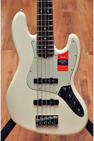 Fender American Professional Jazz Bass V Olympic White RW