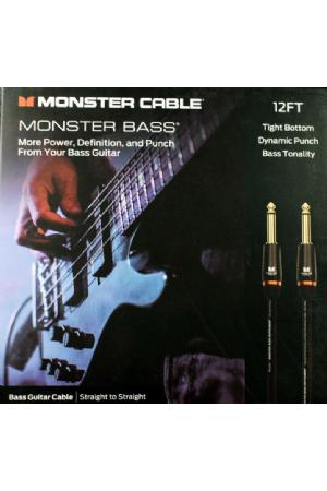 Monster Prolink Bass 1/4-Straight to 1/4 Straight 12 feet (3.6m) Monster Prolink Bass 1/4-Straight to 1/4 Straight 12 feet (3.6m)