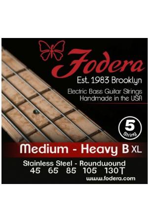 Fodera Strings 5 Stainless Steel 45-130T XL Fodera Strings 5 Stainless Steel 45-130T XL