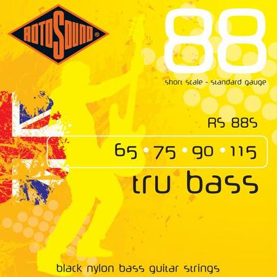 Rotosound RS88S Short Scale Black Nylon 65-115