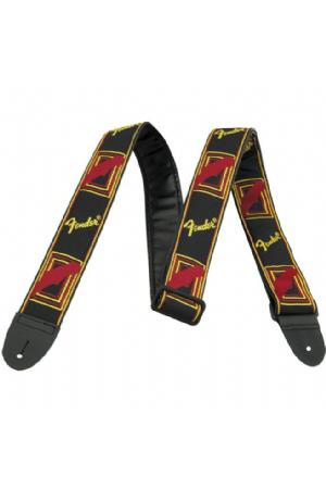 Fender correa Monogramanda BK-YW-RD Fender correa Monogramanda BK-YW-RD