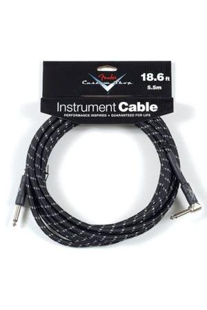 Fender Custom Shop Cable Black 18.6 Feet/5.5m Ángulo Fender Custom Shop Cable Black 18.6 Feet/5.5m Ángulo
