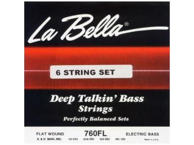 La Bella 760FL-CB Flatwound 29-128