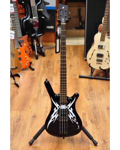 Warwick Corvette $$ SE TRIBAL BLACK & WHITE