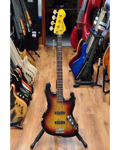 Vintage VJ74 Icon Bass Distressed Sunburst