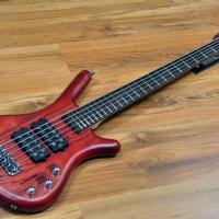 Warwick Rockbass Corvette $$ 5 Burgundy Red