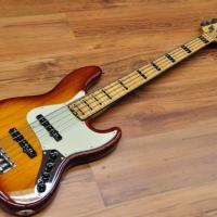 Fender American Elite Jazz Bass V Tobacco Sunburst MN