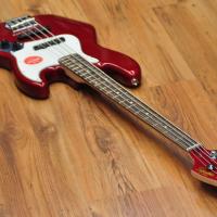 Squier Contemporary Jazz Bass Metallic Red