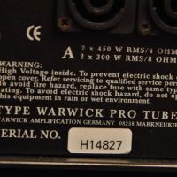 Warwick Pro Tube IX (made in Germany)