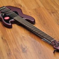 Squier Contemporary Active Jazz Bass V HH  Roasted Maple Fingerboard Burgundy Satin